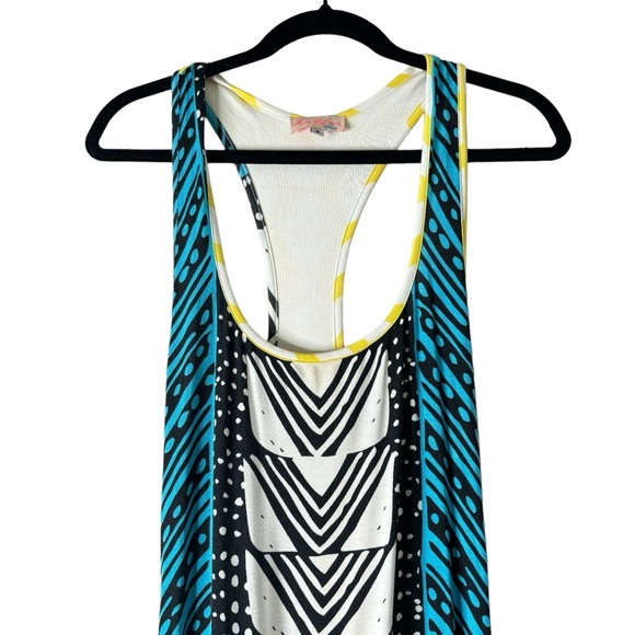 Mara Hoffman Swim Coverup Luau Tribal Maxi Modal Tank Sleeveless Bodycon Dress - Picture 3 of 8